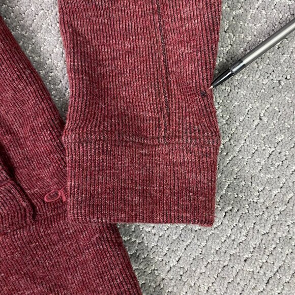 Outdoor Research Flurry Hooded Jacket Women's Medium Red Maroon Wool Blend - Picture 5 of 15